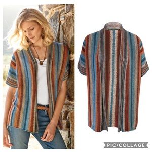 Peruvian connection Maras Pima cotton cardigan